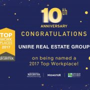 Unire Group named as a Top Workplace for 3rd Consecutive Year!